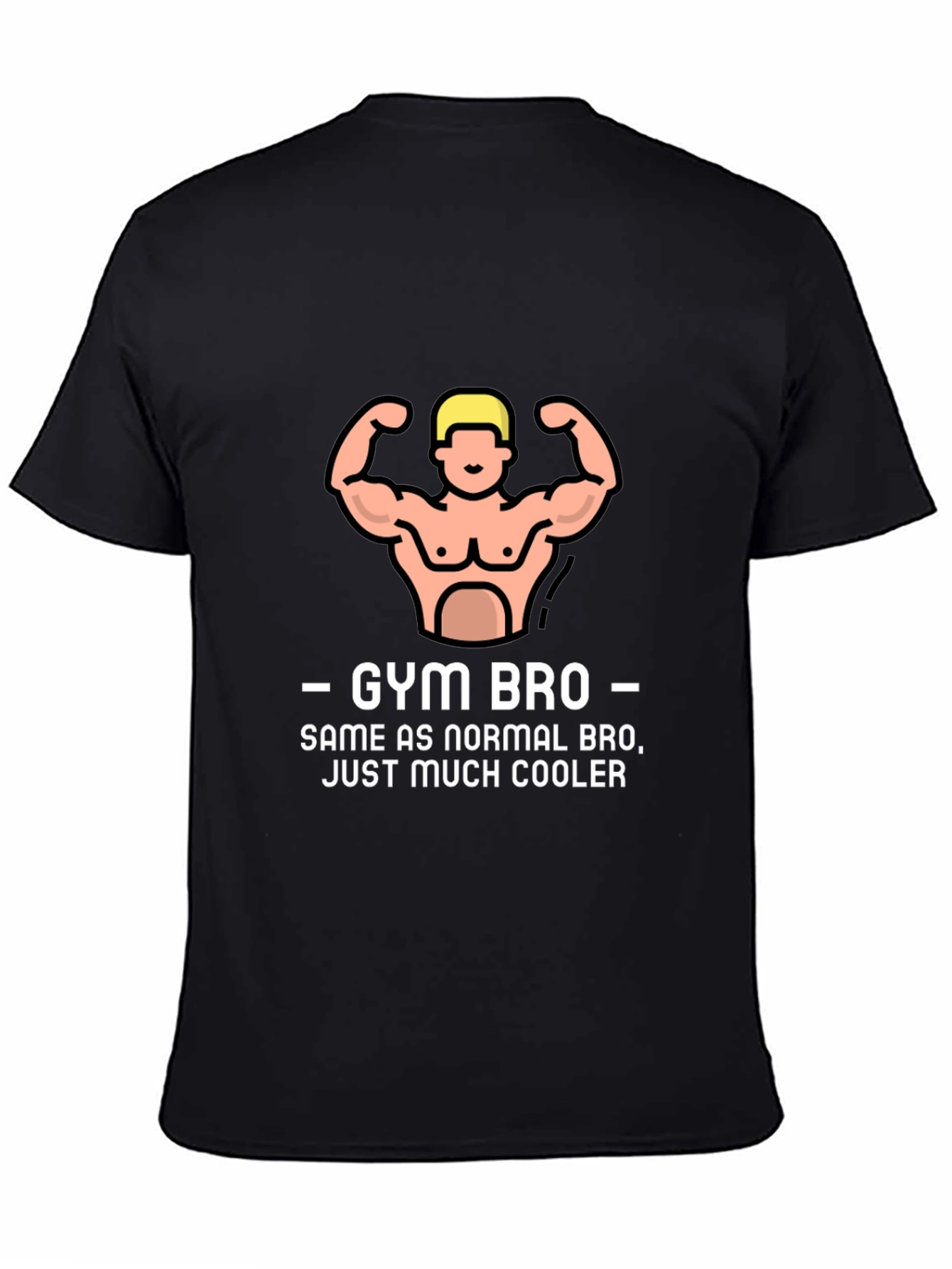 Gym Bro Graphic Tee - Cool Workout Shirt
