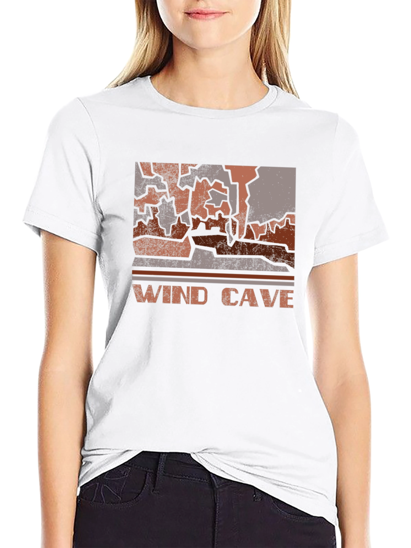 Wind Cave Graphic Tee - Retro National Park T-Shirt
