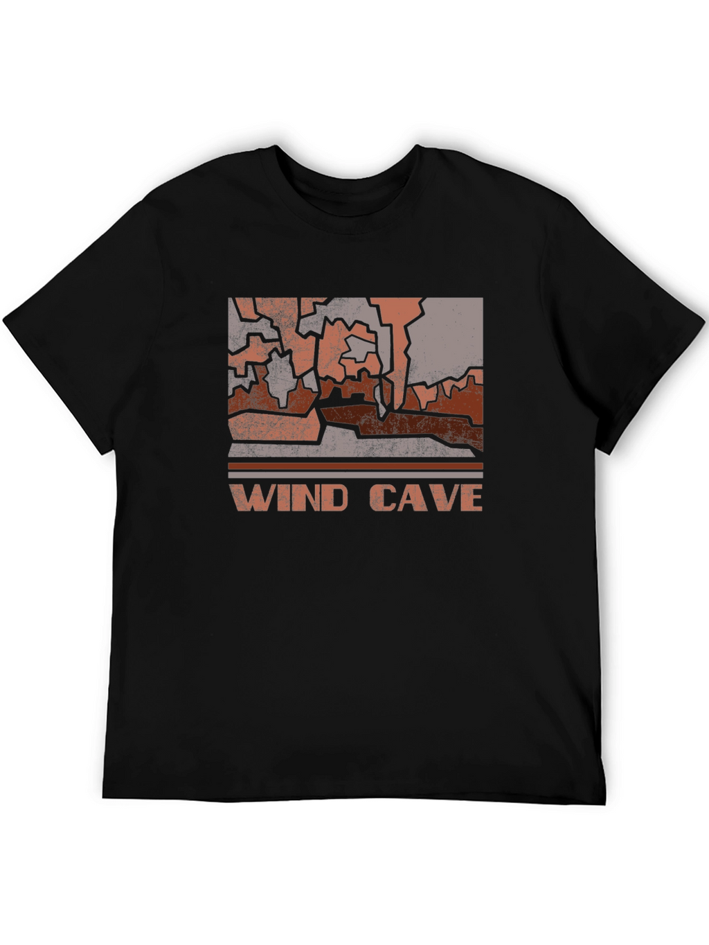Wind Cave Graphic Tee - Retro National Park T-Shirt