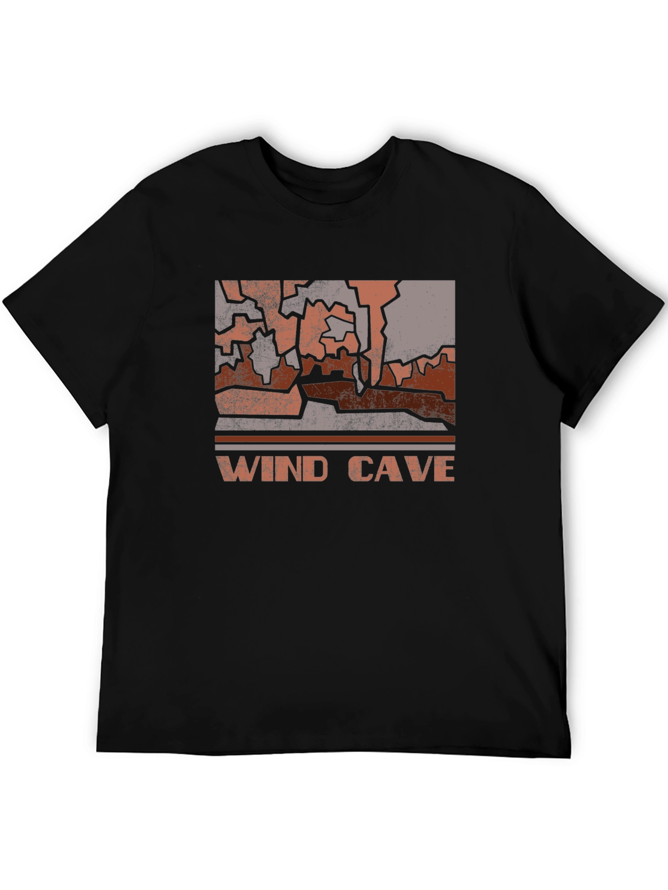 Wind Cave Graphic Tee - Retro National Park T-Shirt