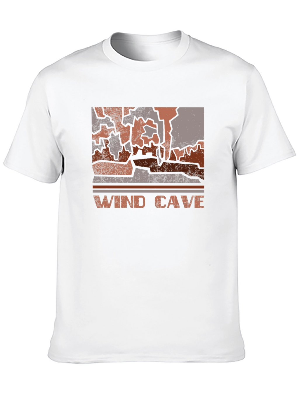 Wind Cave Graphic Tee - Retro National Park T-Shirt
