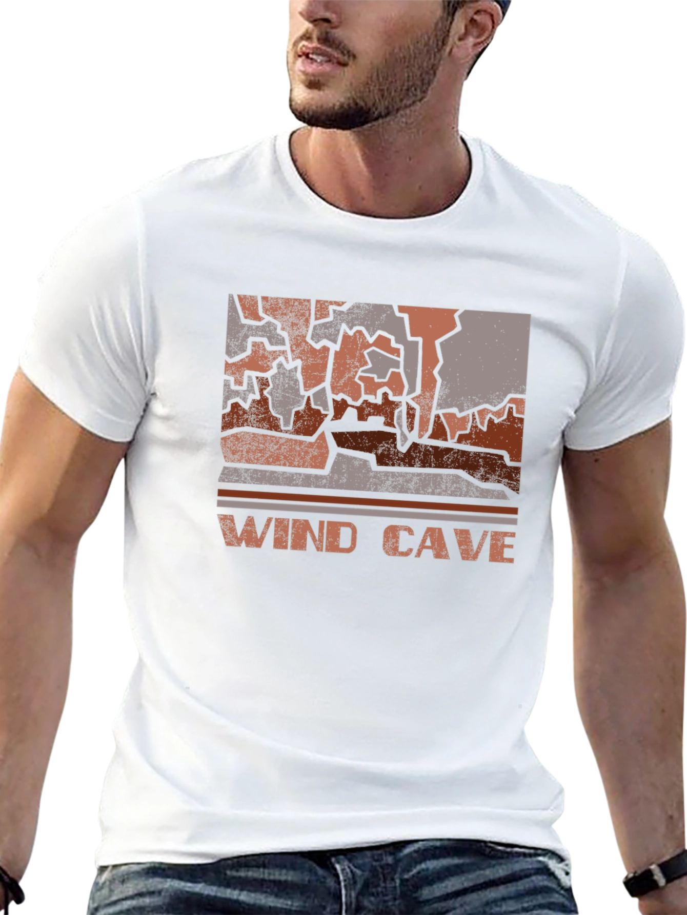 Wind Cave Graphic Tee - Retro National Park T-Shirt