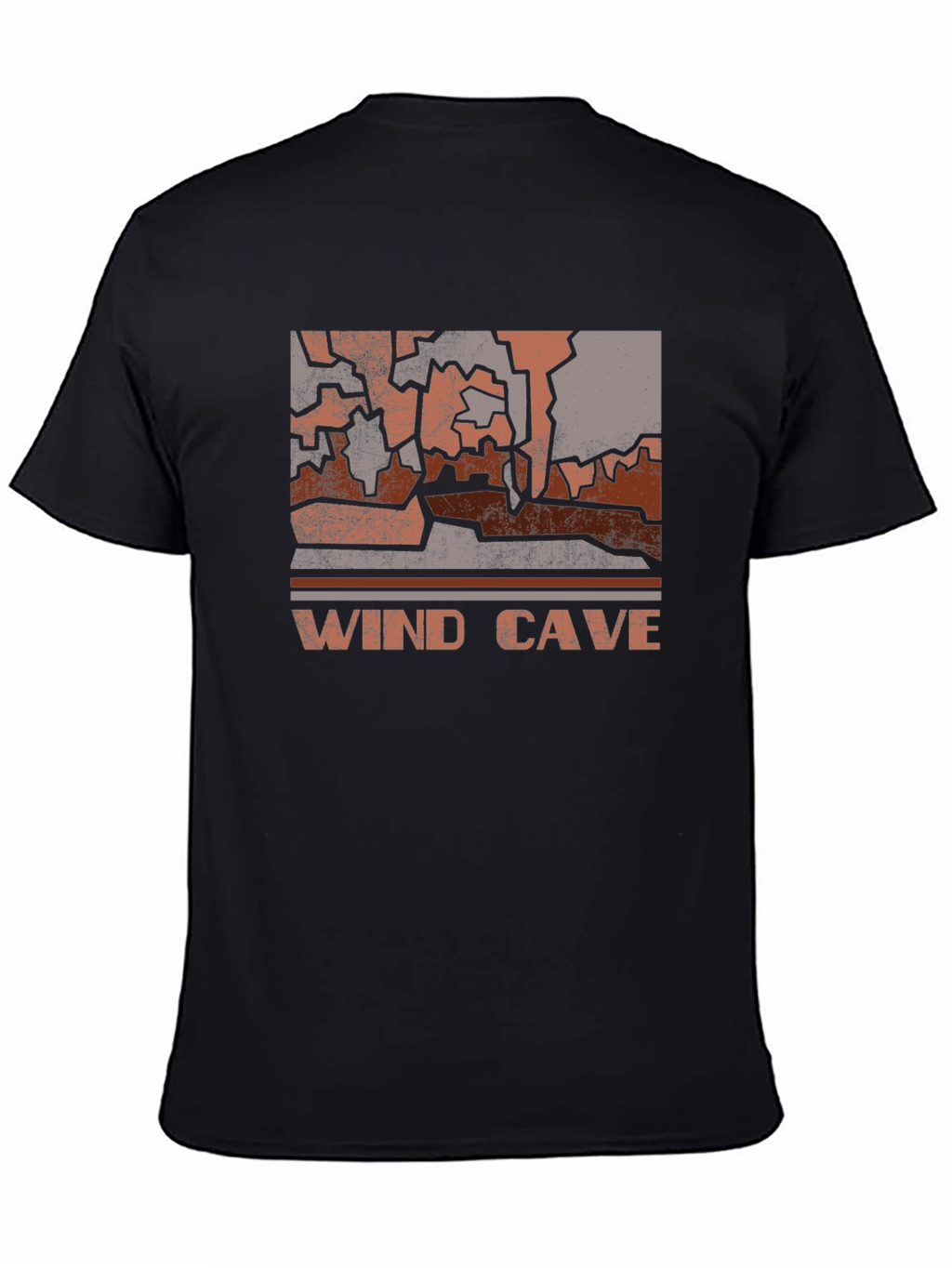 Wind Cave Graphic Tee - Retro National Park T-Shirt