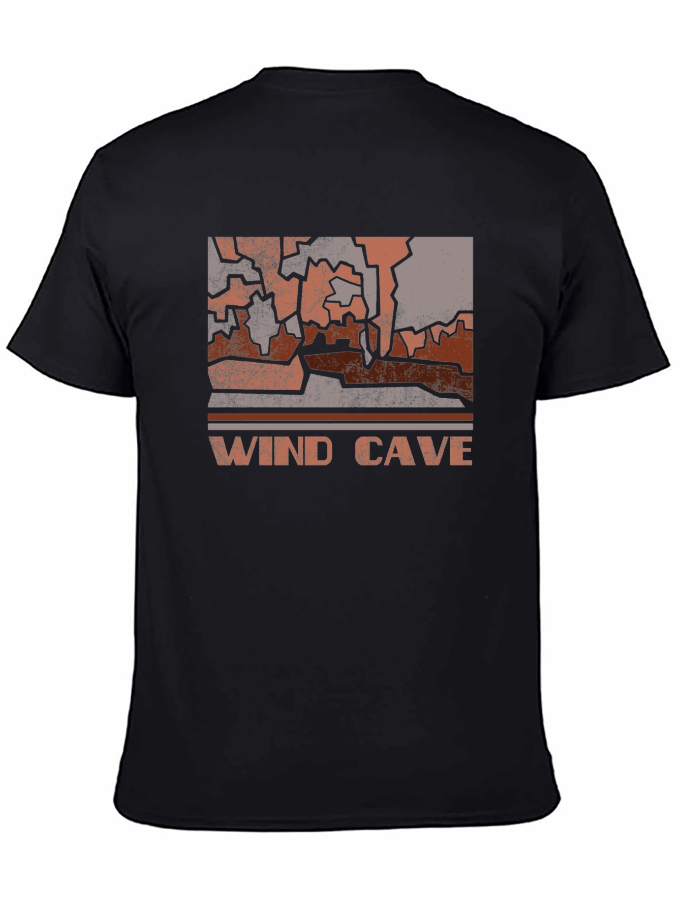 Wind Cave Graphic Tee - Retro National Park T-Shirt