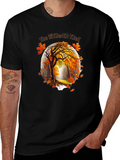 The Withered Tree Mens Black Graphic Tee