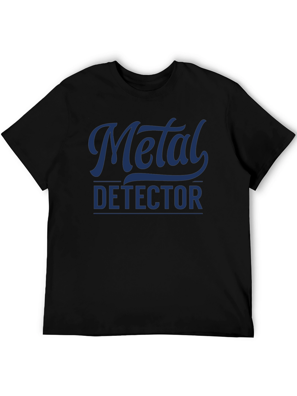 Metal Detector Black T-Shirt