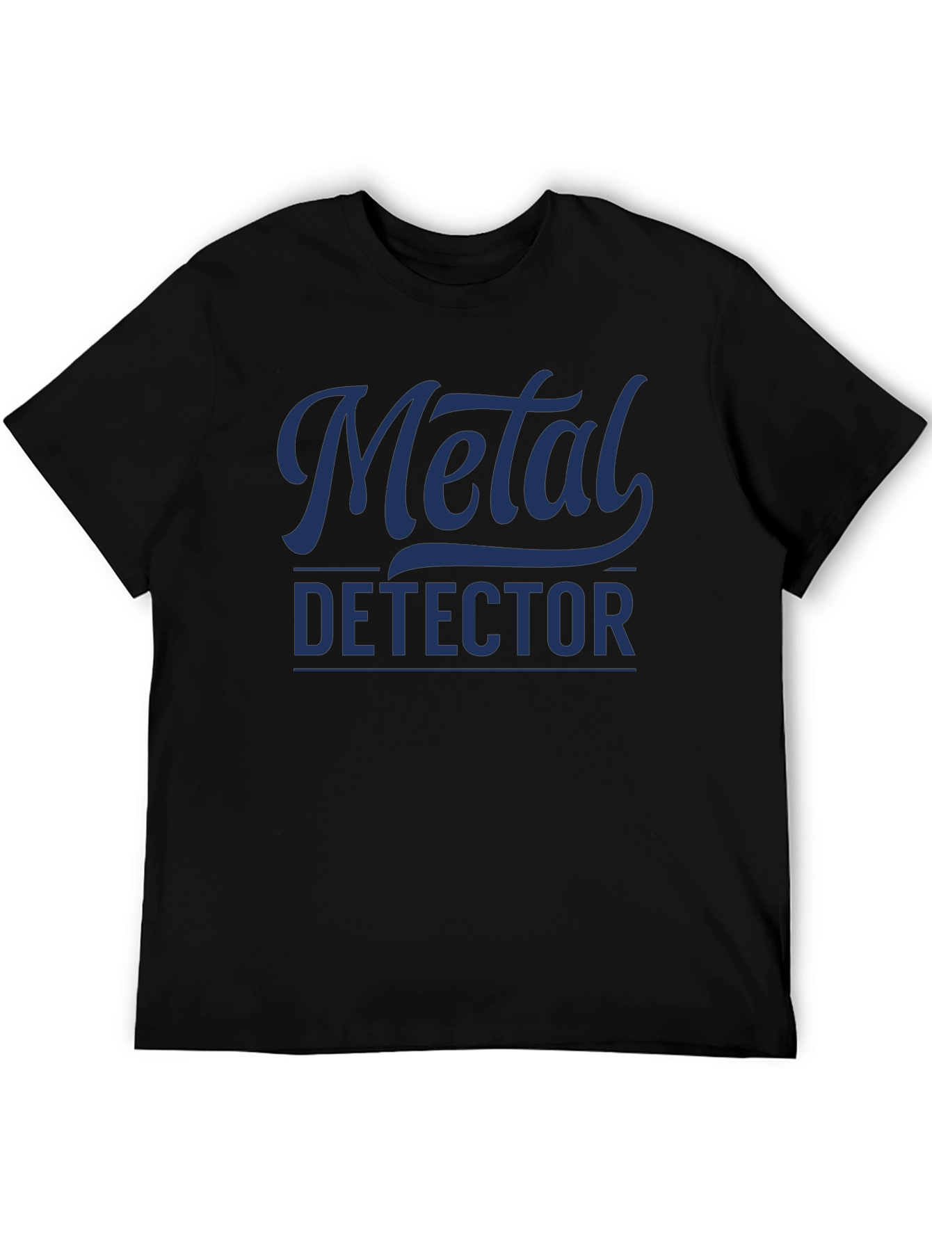 Metal Detector Black T-Shirt