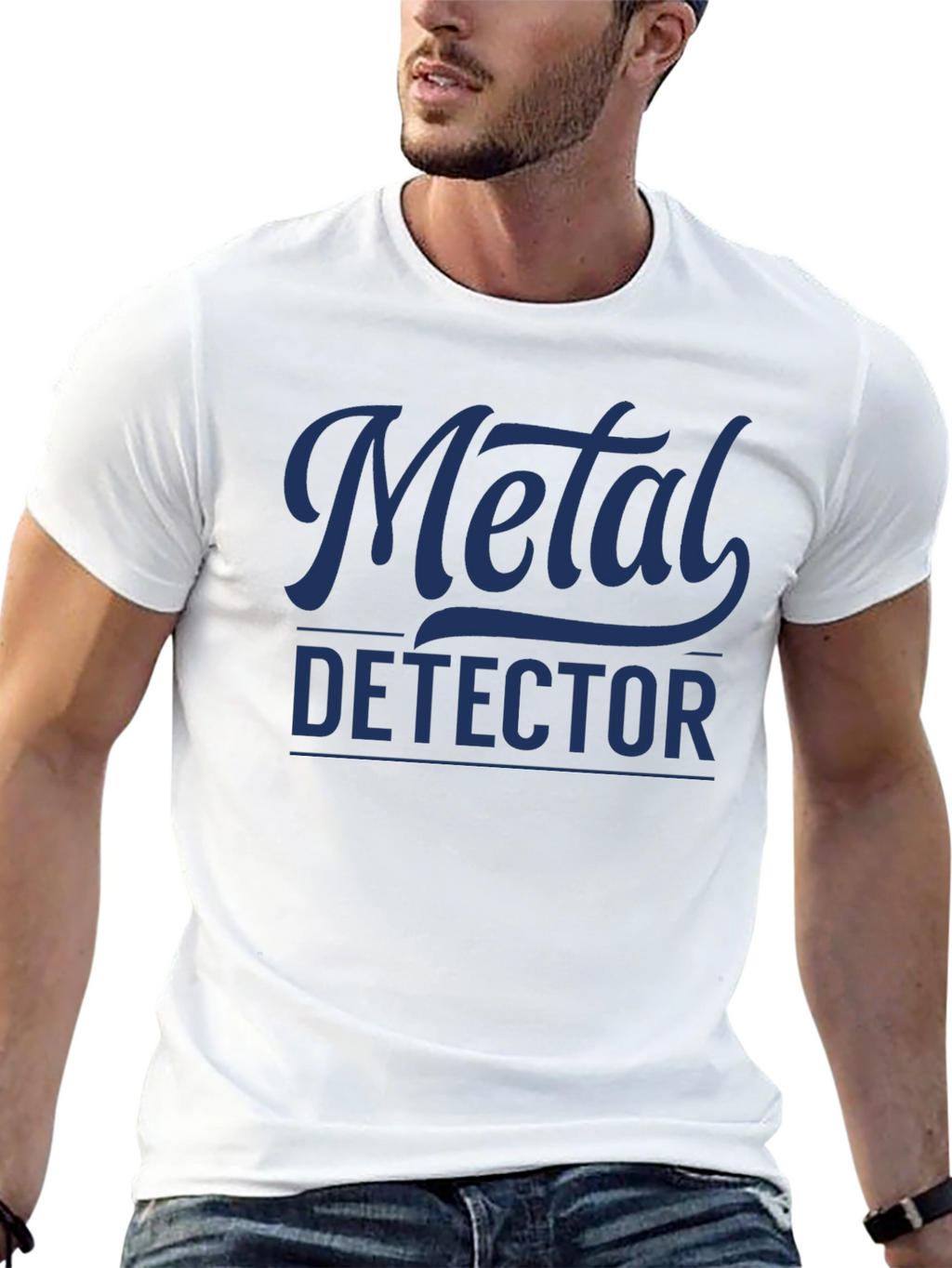 Metal Detector Black T-Shirt