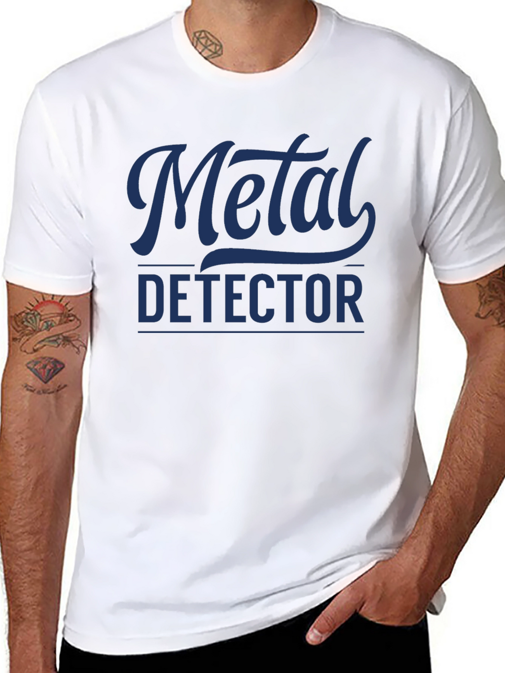Metal Detector Black T-Shirt