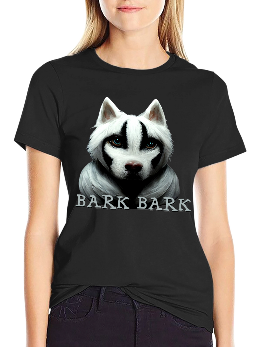 Bark Bark Dog Graphic Tee - Mens Black T-Shirt
