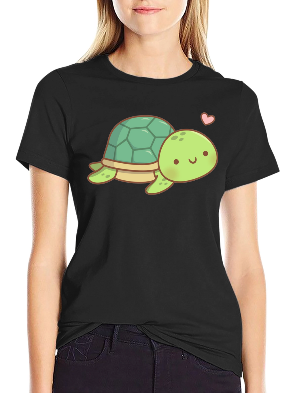 Cute Kawaii Turtle Graphic Tee