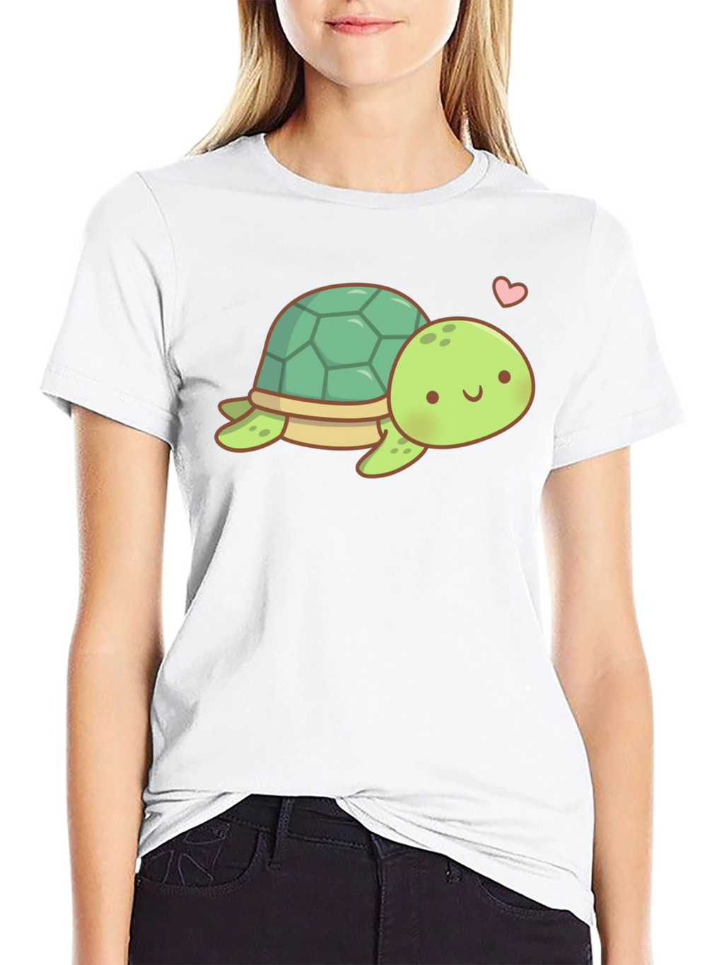 Cute Kawaii Turtle Graphic Tee
