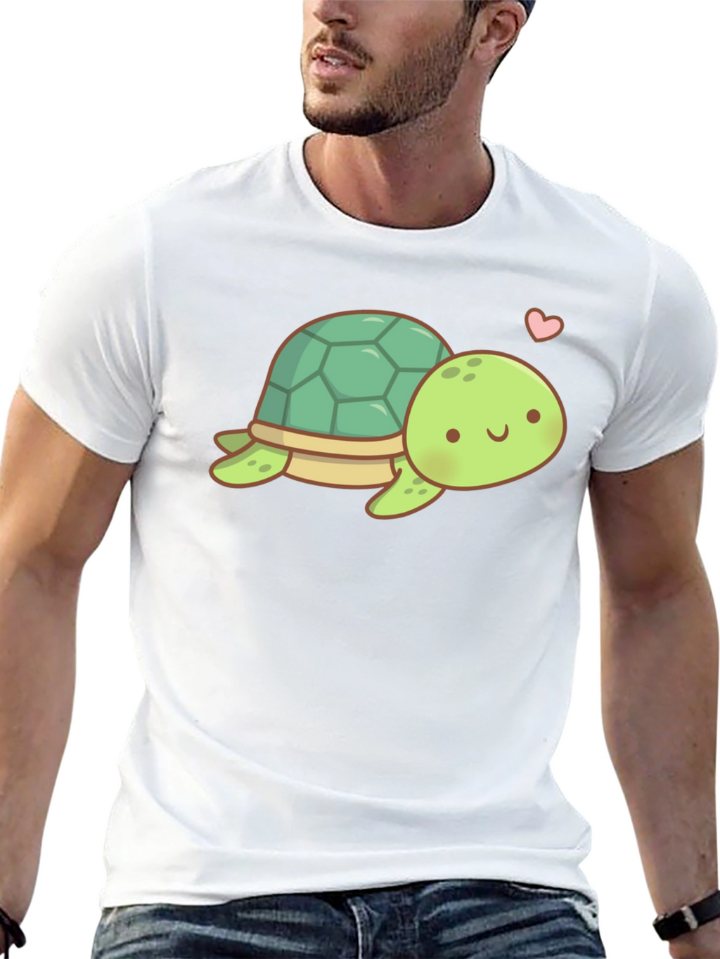 Cute Kawaii Turtle Graphic Tee