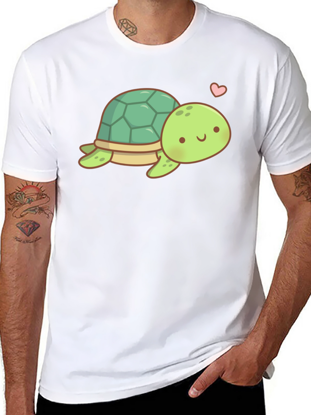 Cute Kawaii Turtle Graphic Tee