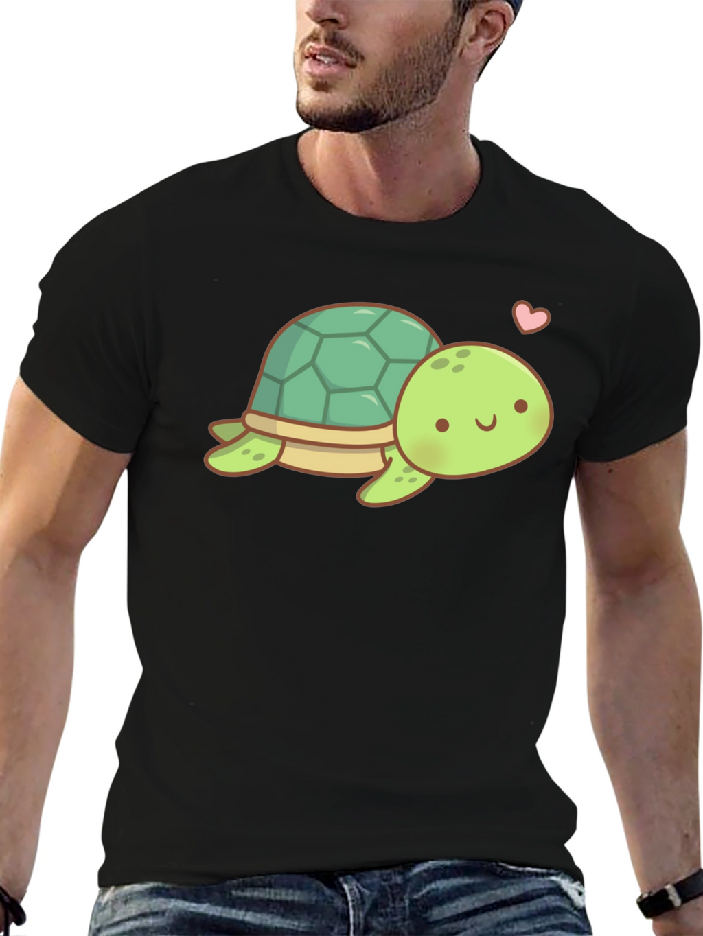 Cute Kawaii Turtle Graphic Tee