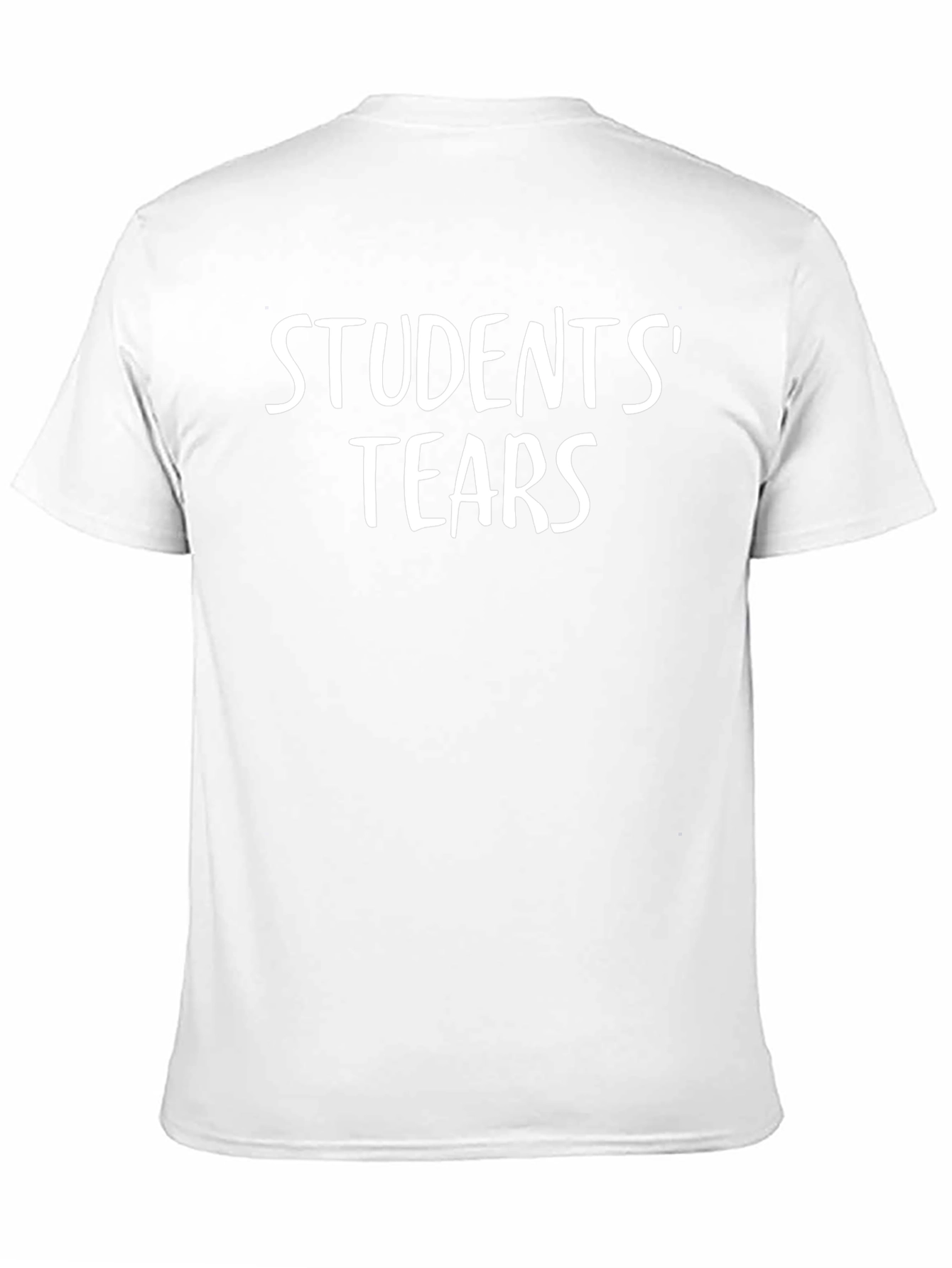 Students Tears T-Shirt - Black Cotton Graphic Tee
