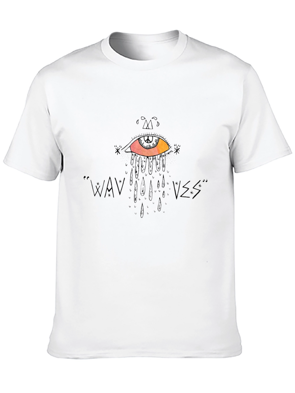 Wavves Graphic T-Shirt - Black Cotton Tee