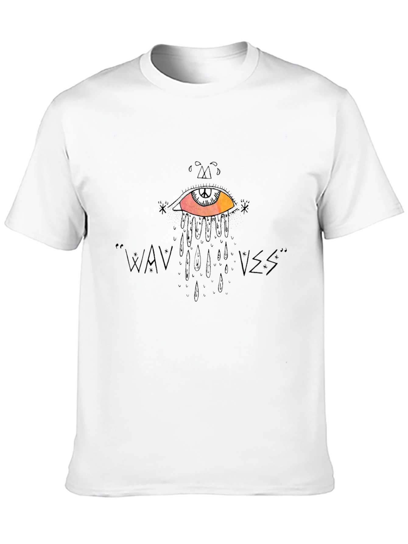 Wavves Graphic T-Shirt - Black Cotton Tee