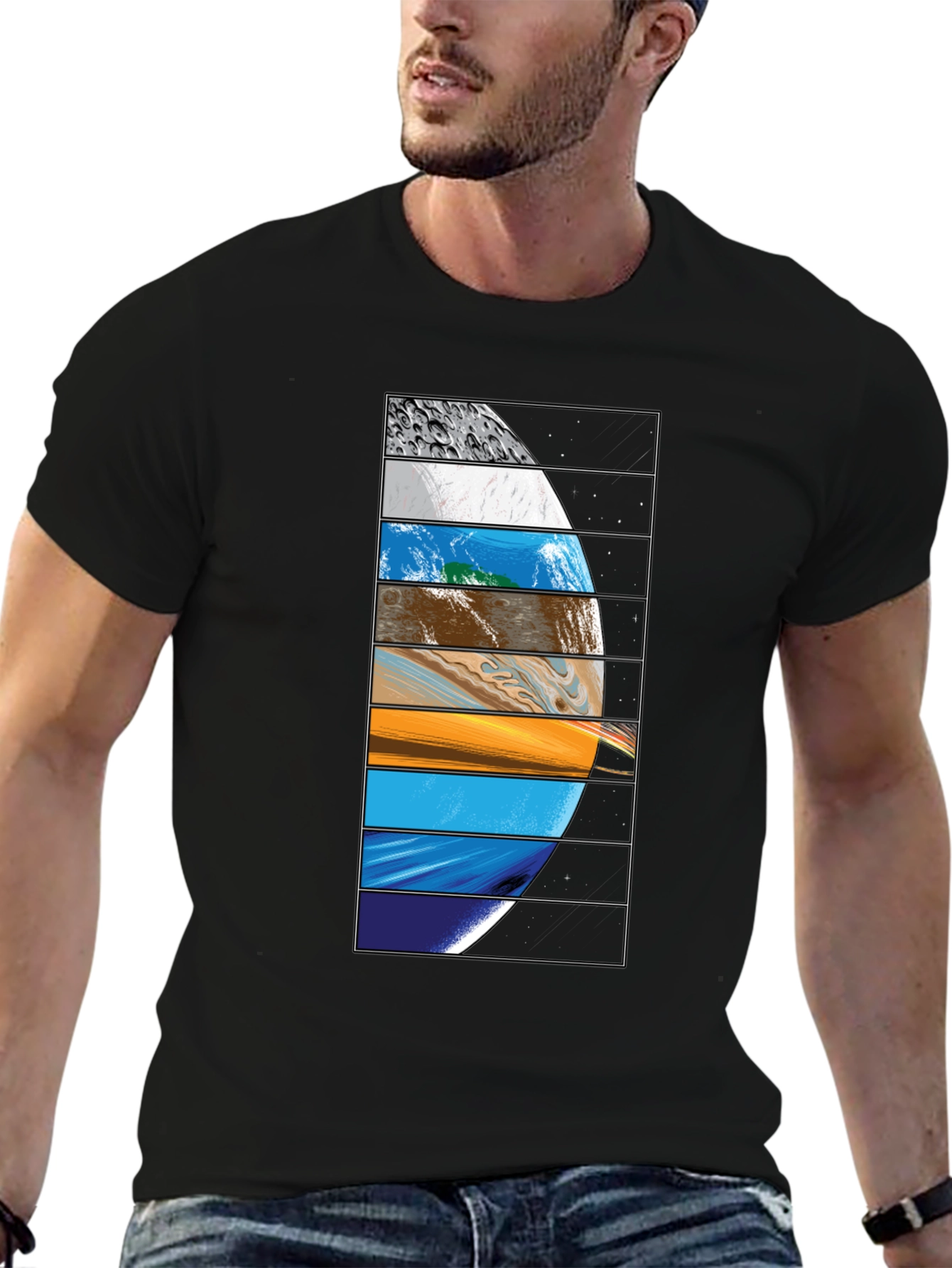 Planetary Layers Graphic Tee