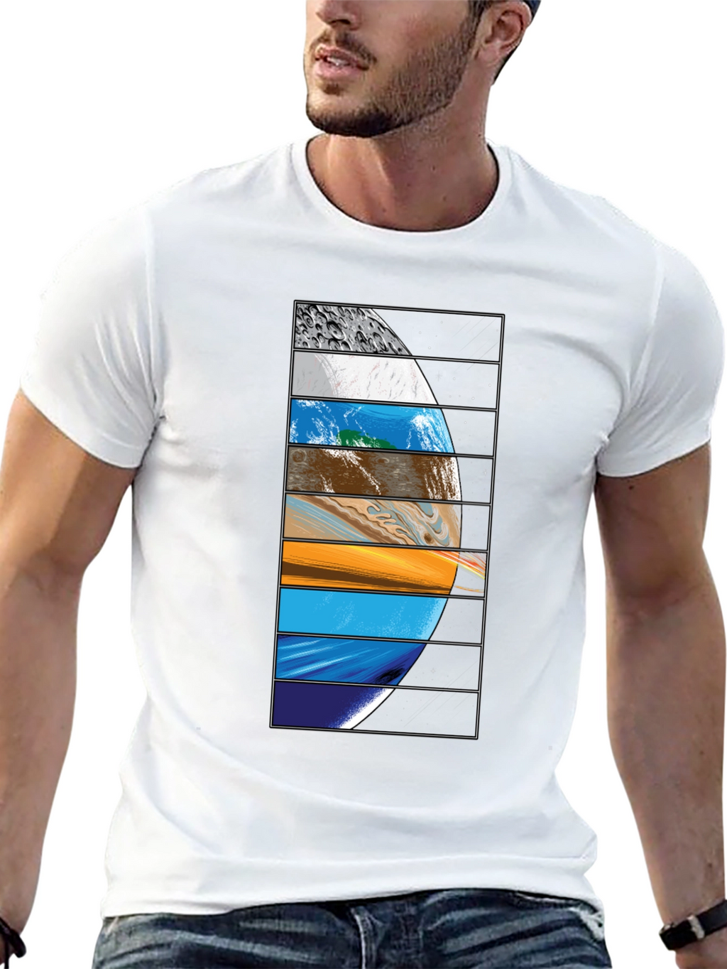 Planetary Layers Graphic Tee