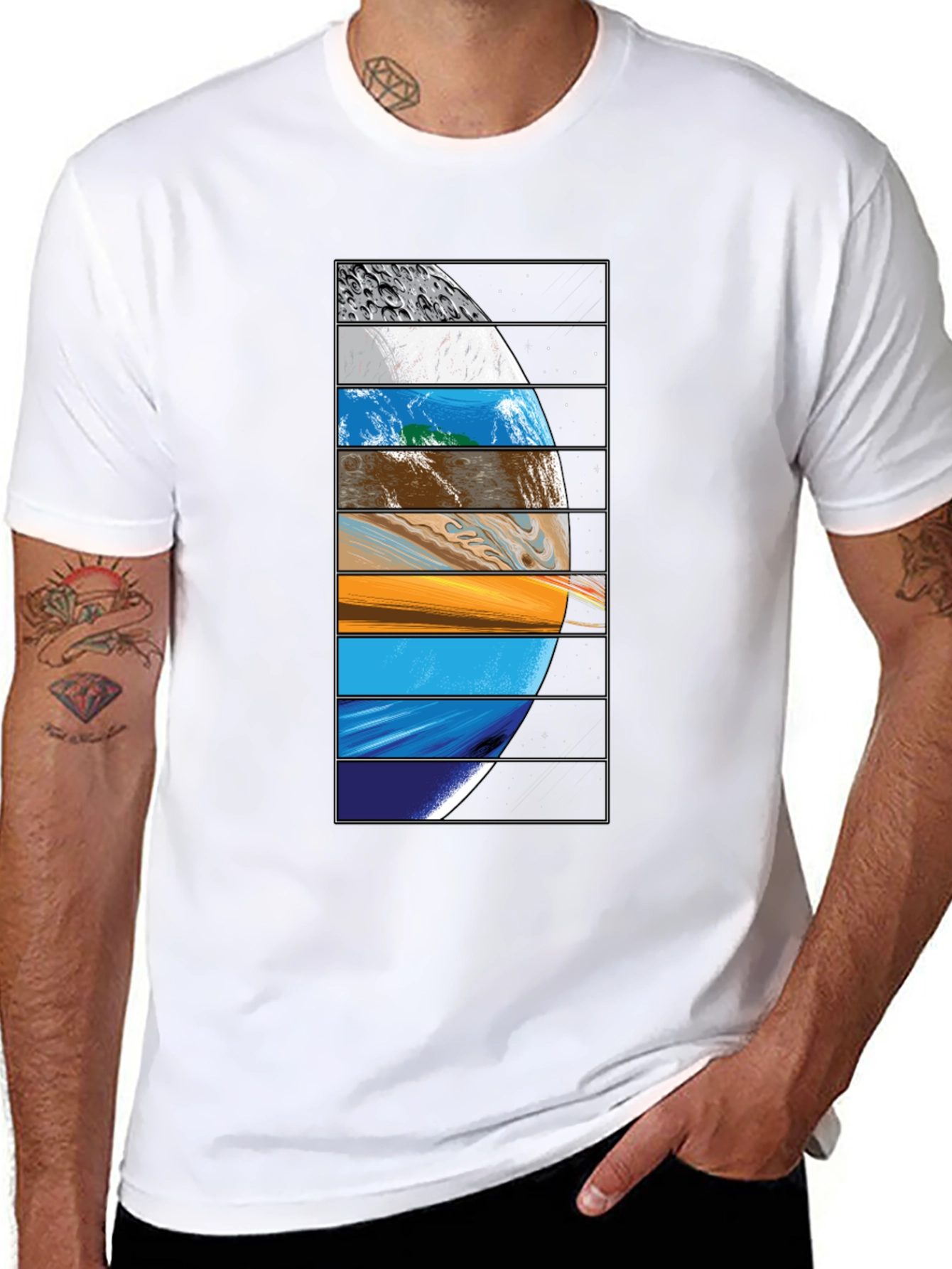 Planetary Layers Graphic Tee