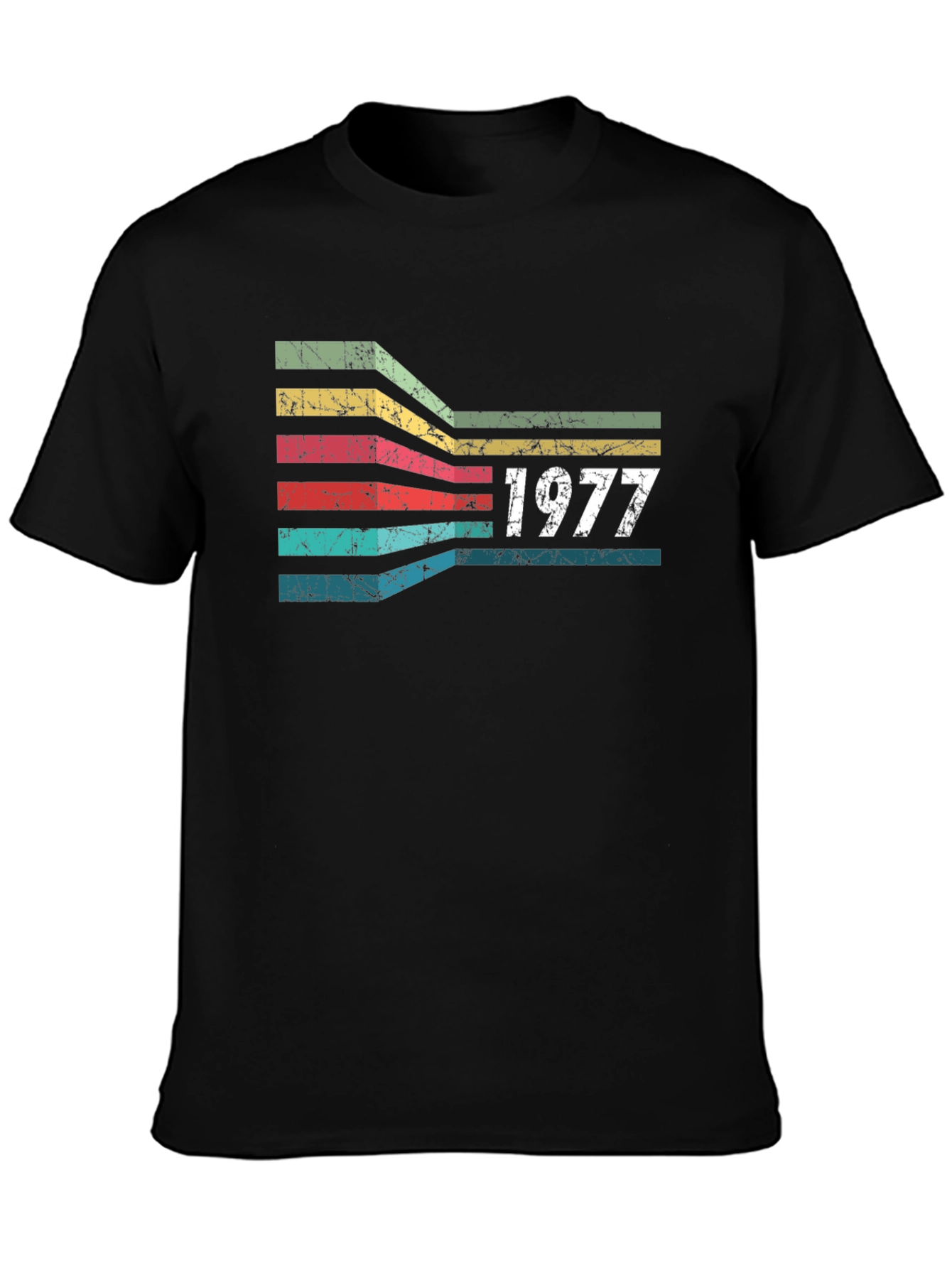 Retro 1977 Graphic Tee - Vintage Birthday T-Shirt