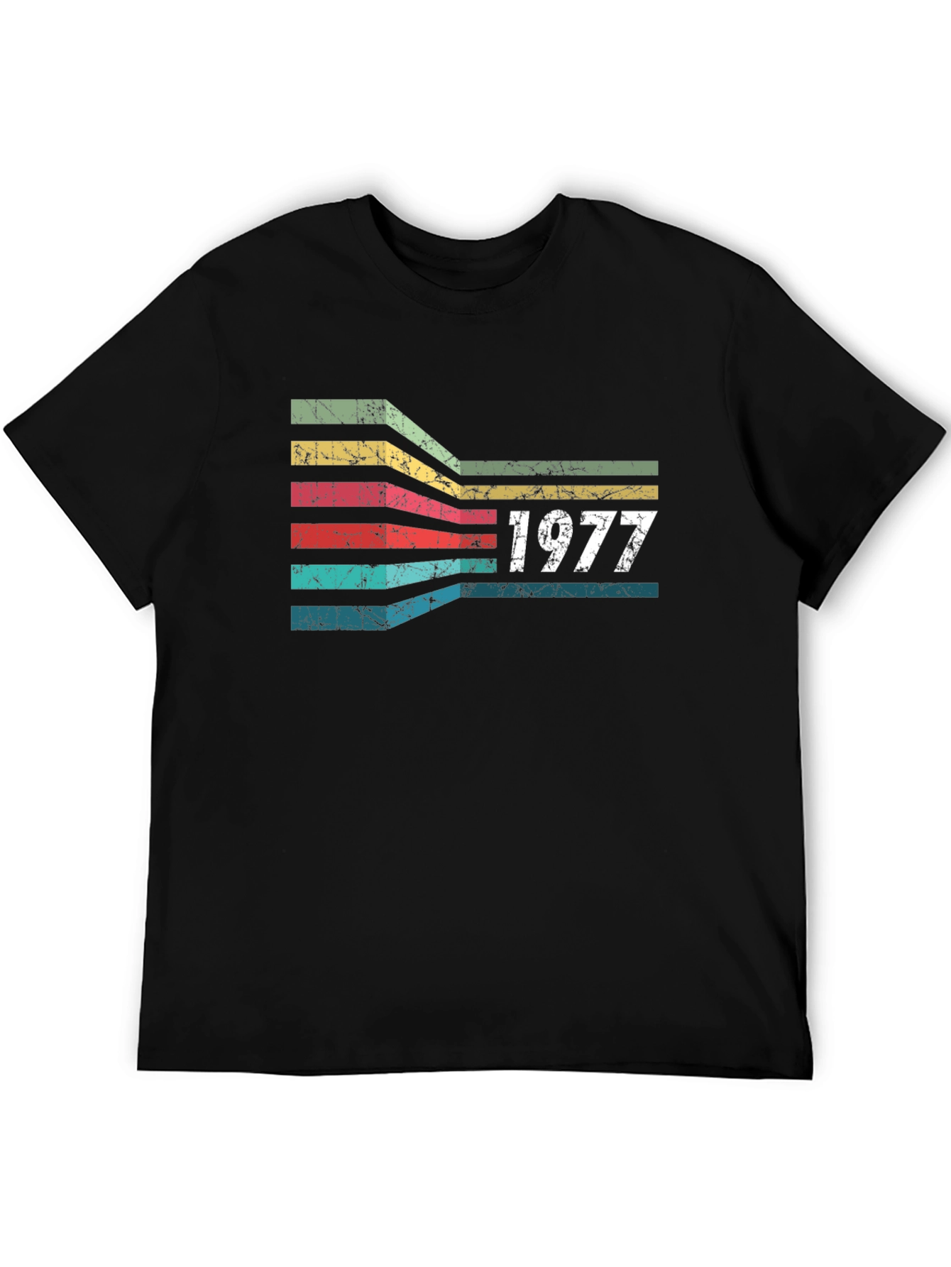 Retro 1977 Graphic Tee - Vintage Birthday T-Shirt
