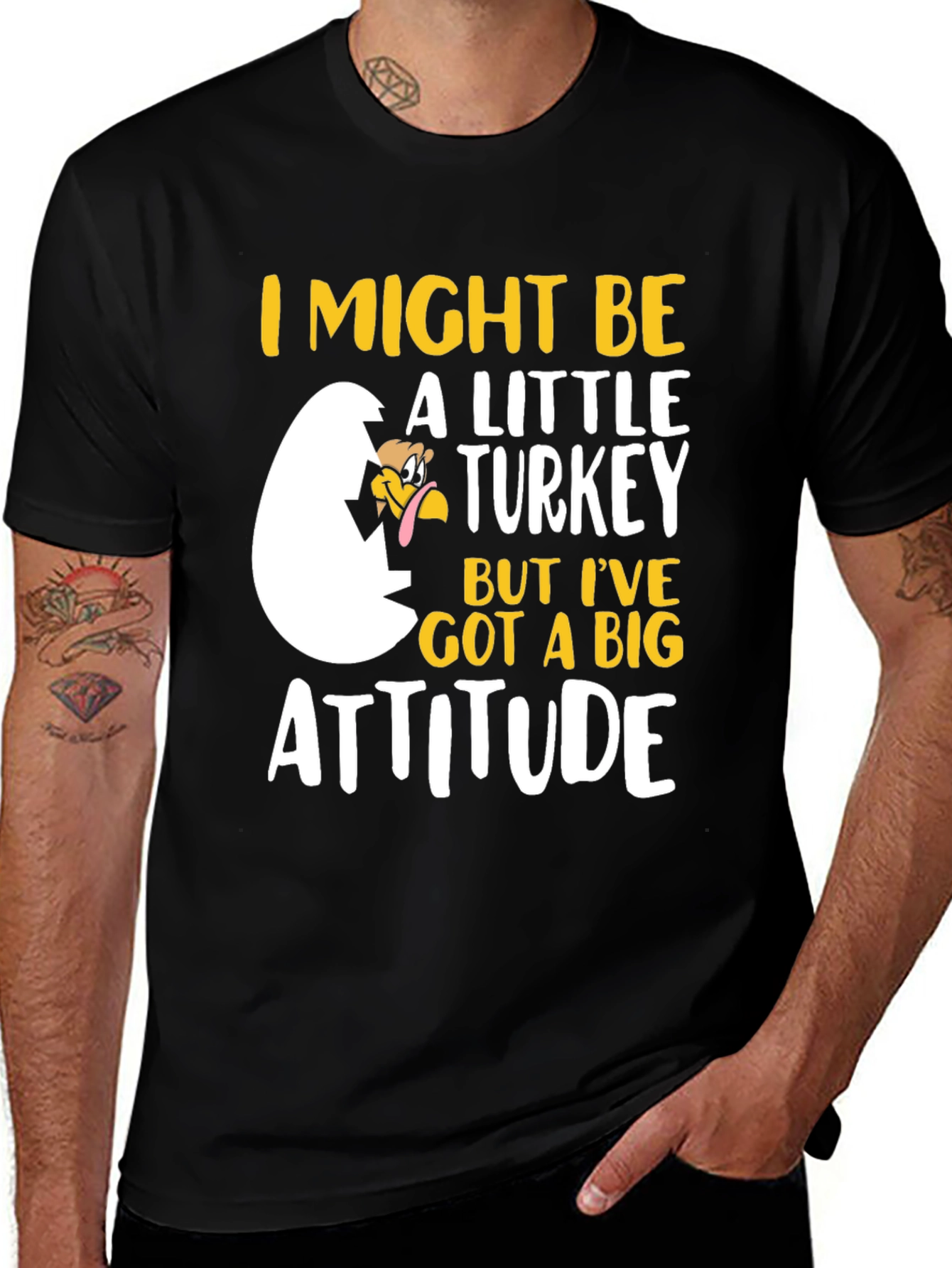 Funny Turkey Attitude T-Shirt