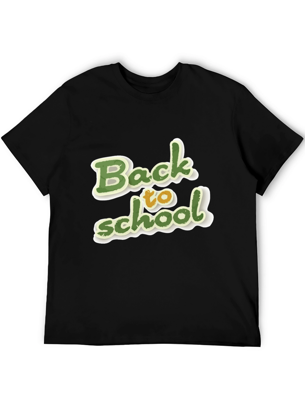 Back to School Graphic Black T-Shirt