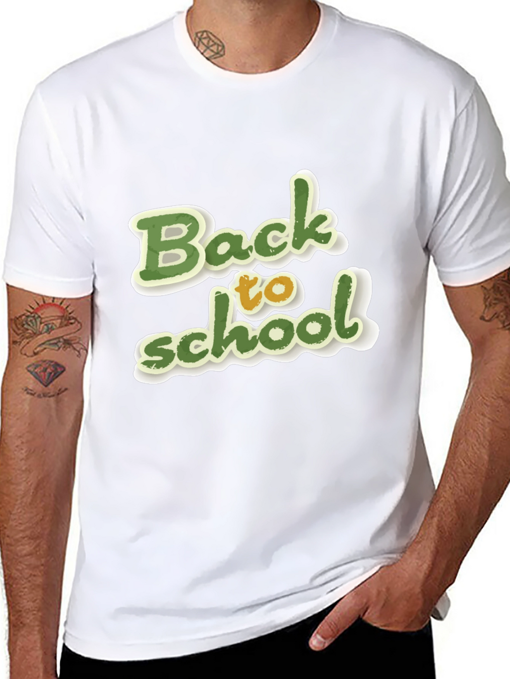 Back to School Graphic Black T-Shirt