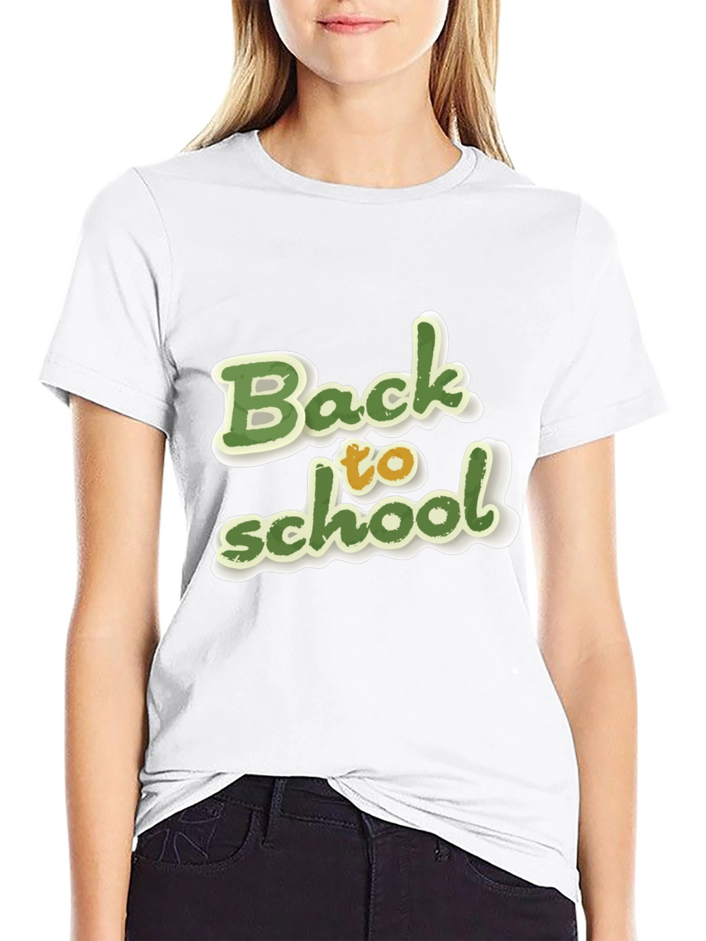 Back to School Graphic Black T-Shirt