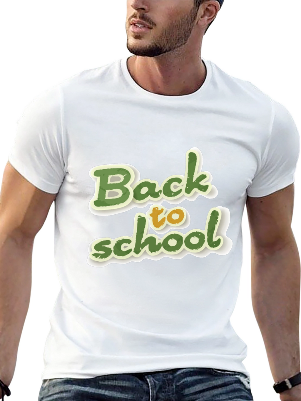 Back to School Graphic Black T-Shirt