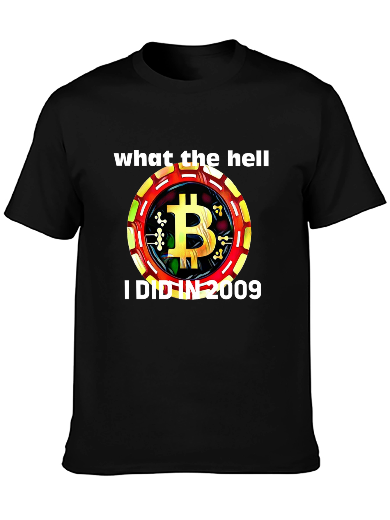 Bitcoin 2009 Black T-Shirt