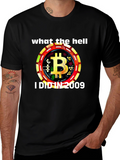 Bitcoin 2009 Black T-Shirt