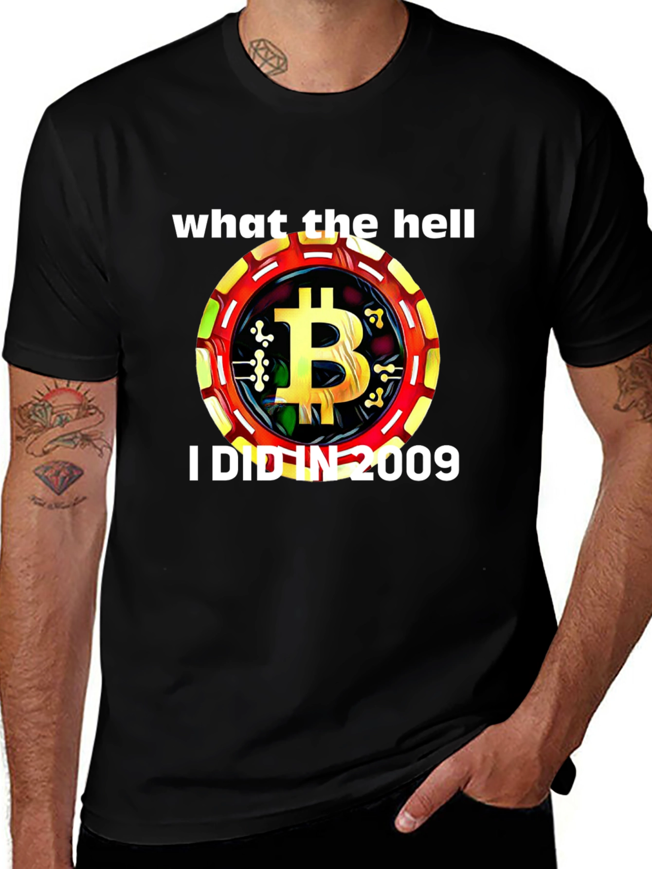 Bitcoin 2009 Black T-Shirt
