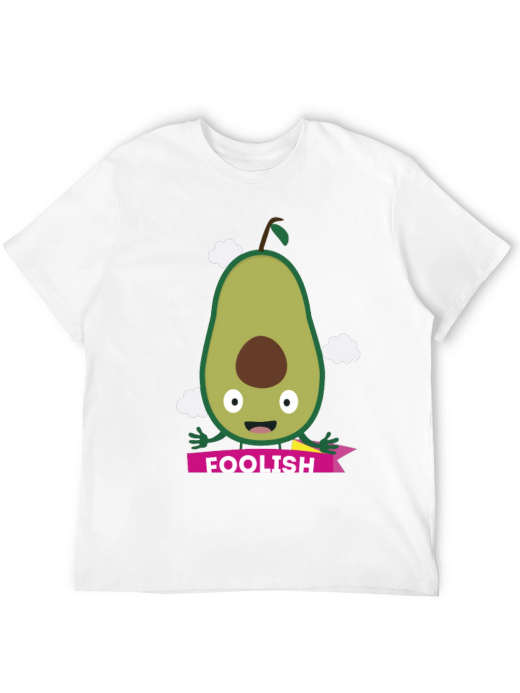 Foolish Avocado Graphic T-Shirt - Black