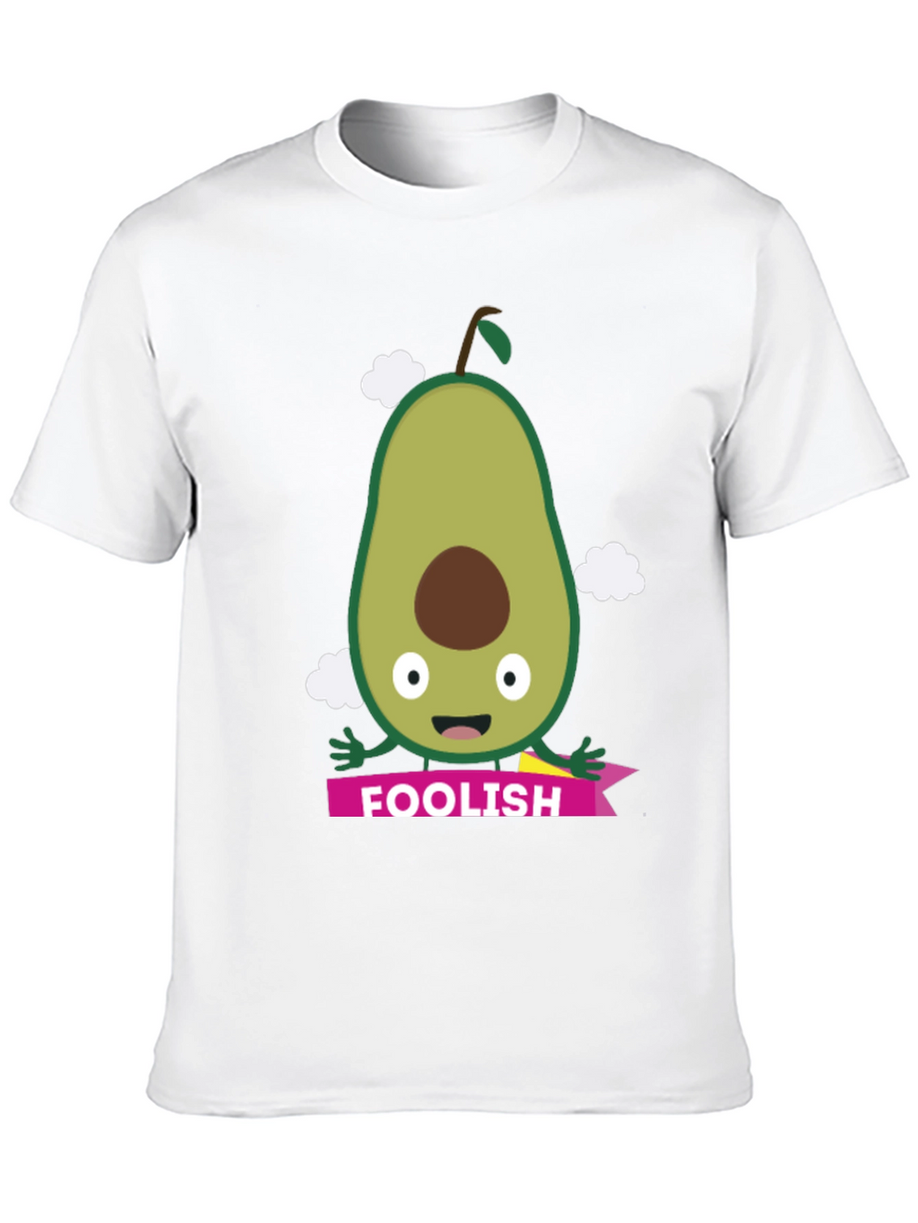 Foolish Avocado Graphic T-Shirt - Black