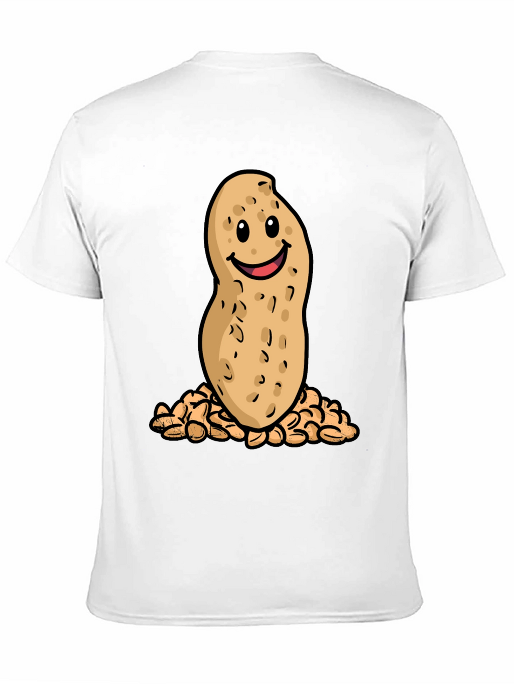 Funny Peanut Cartoon Graphic T-Shirt
