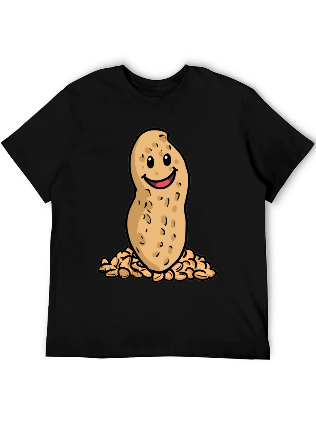 Funny Peanut Cartoon Graphic T-Shirt