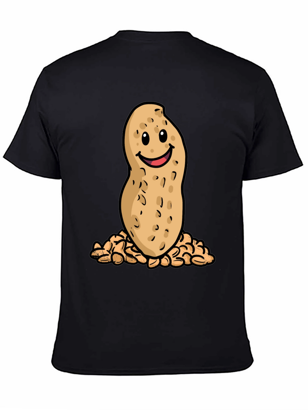 Funny Peanut Cartoon Graphic T-Shirt