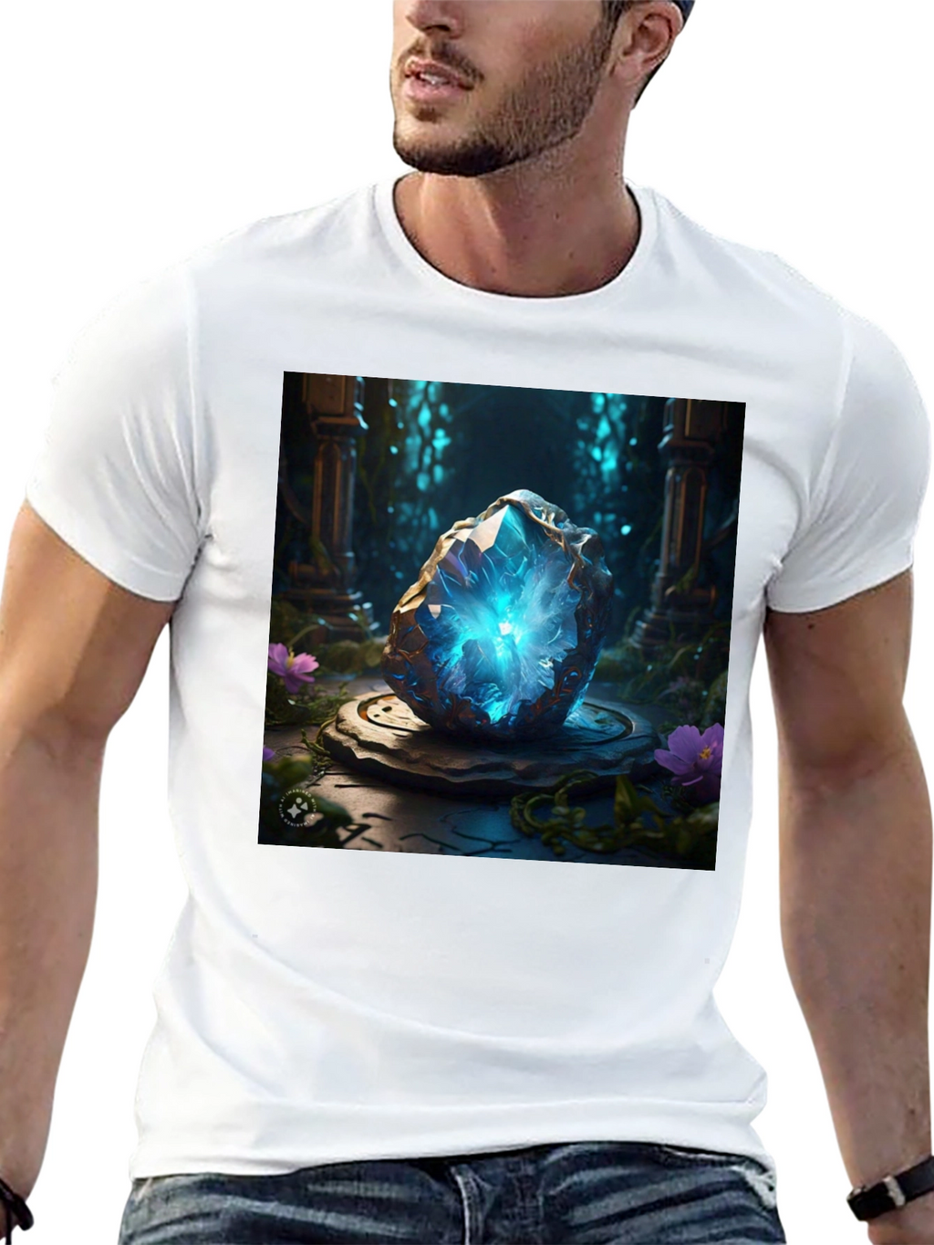 Mystic Crystal Black T-Shirt