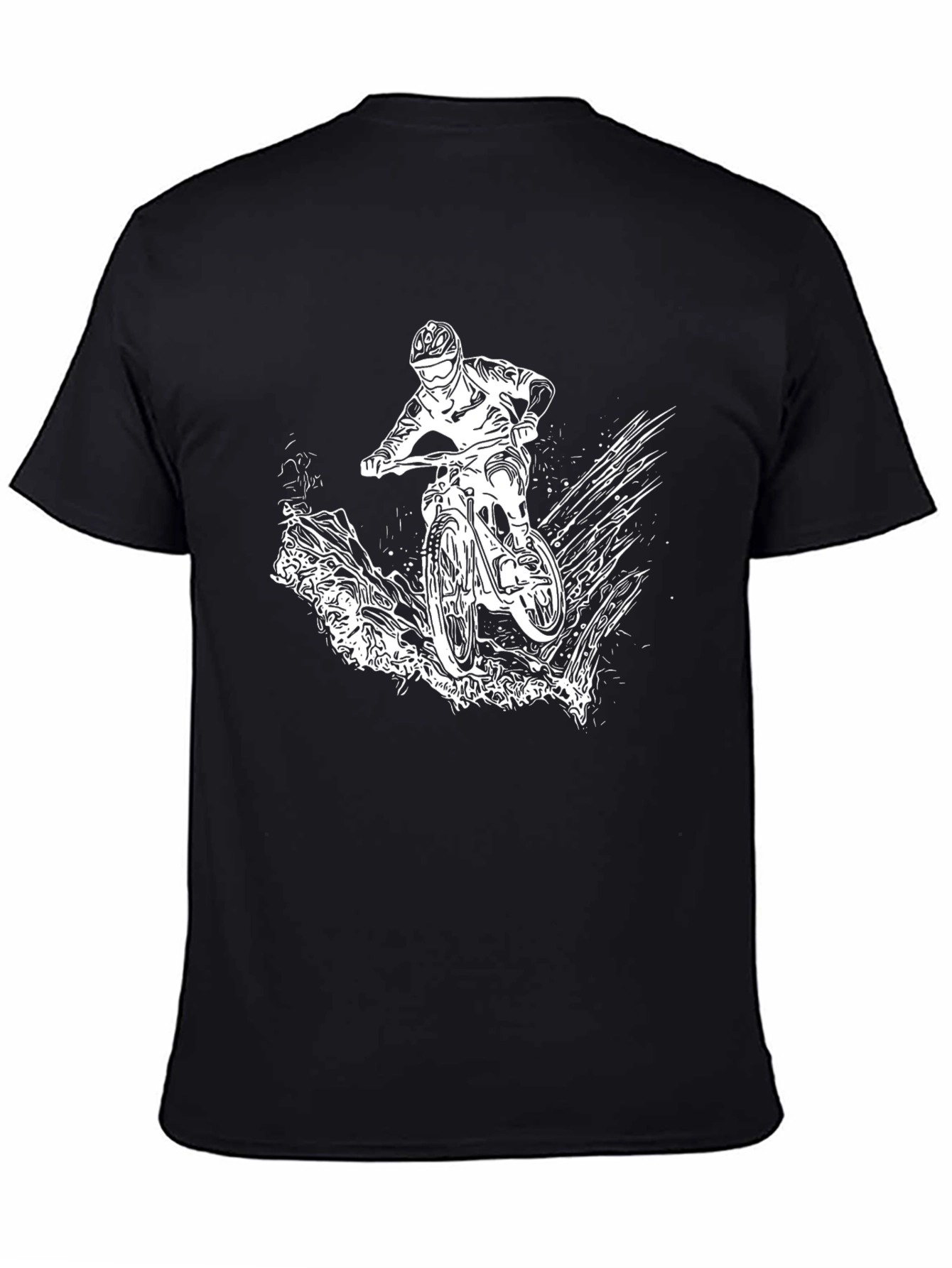 Mountain Bike Graphic Tee - Black
