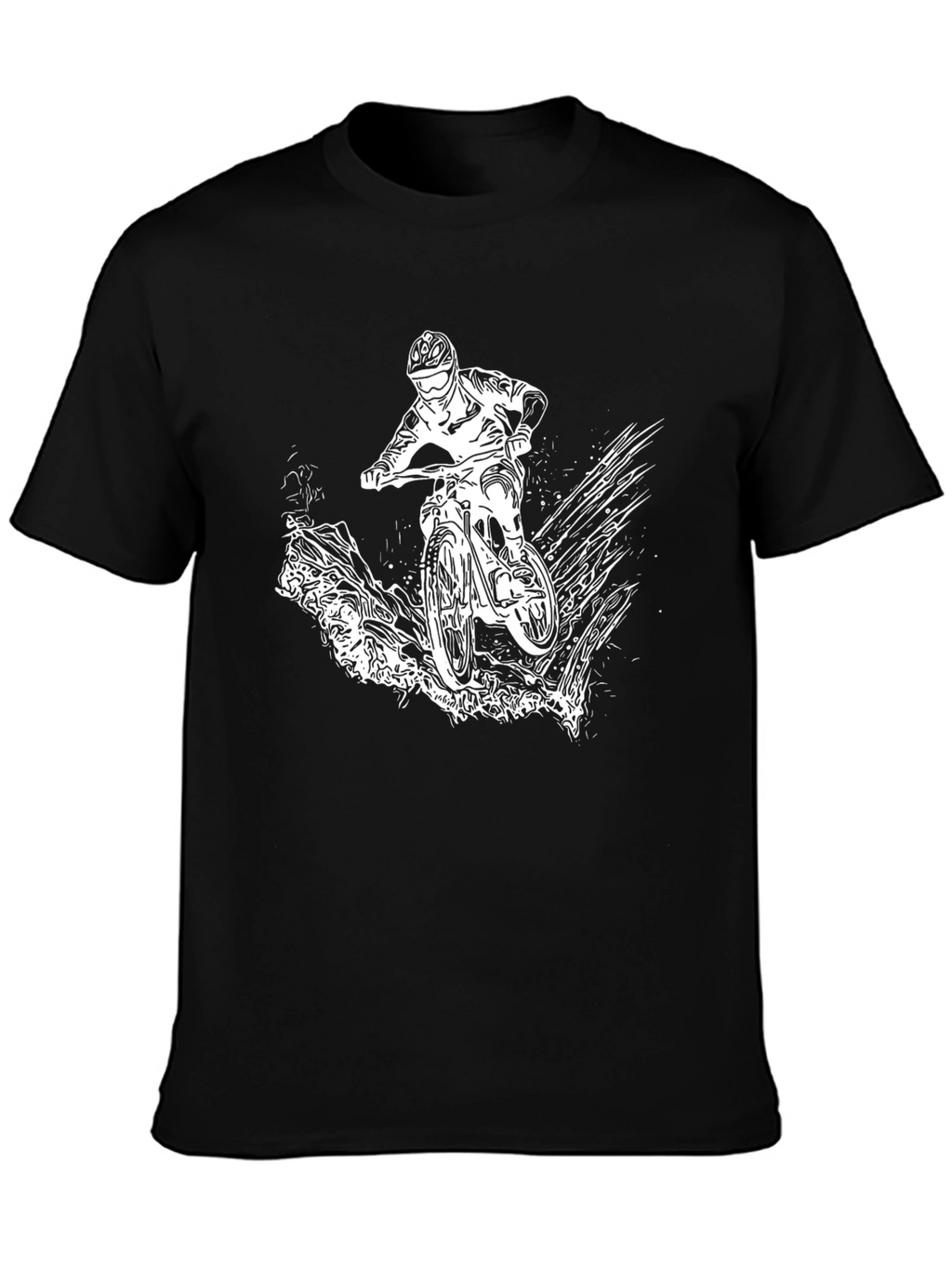 Mountain Bike Graphic Tee - Black
