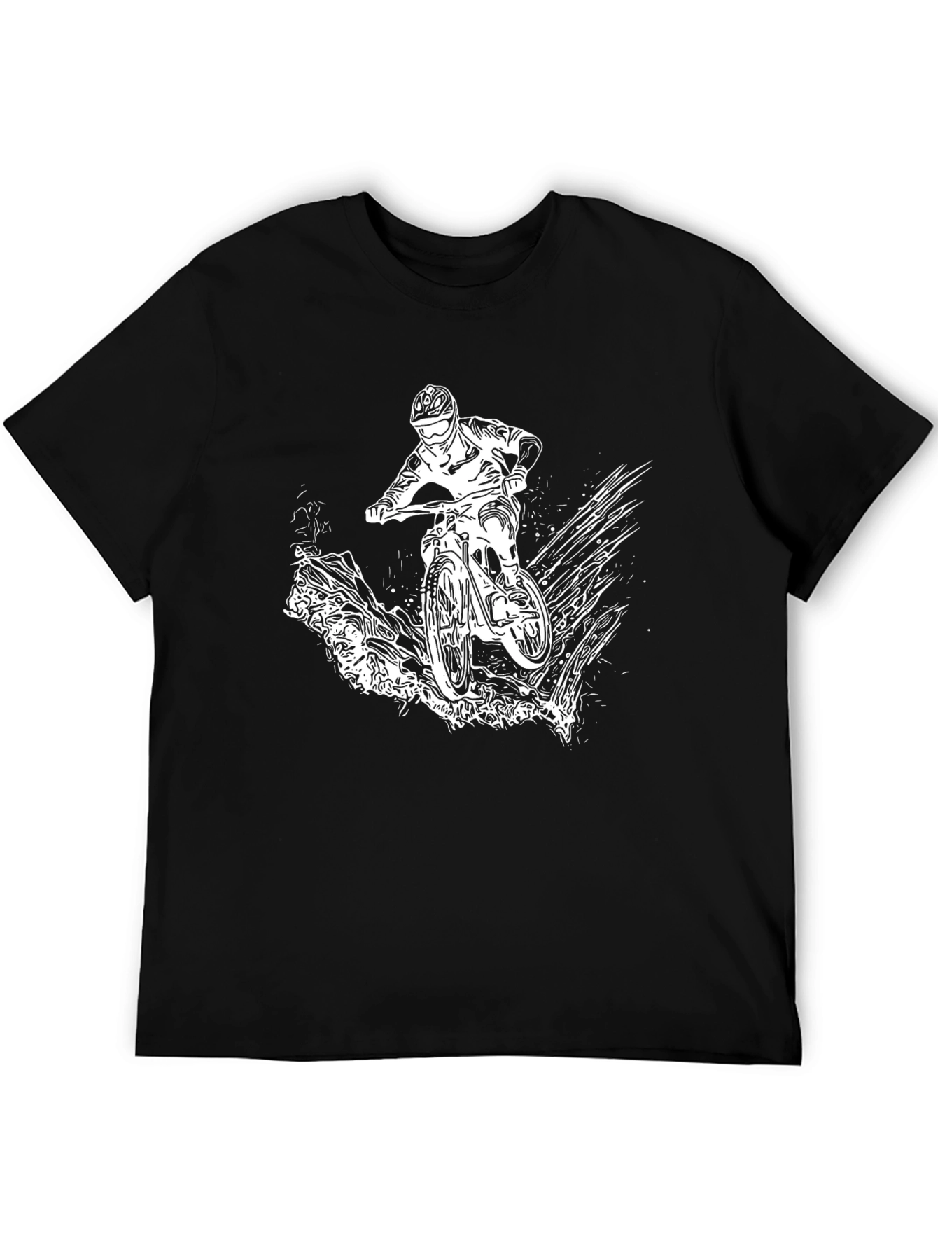 Mountain Bike Graphic Tee - Black