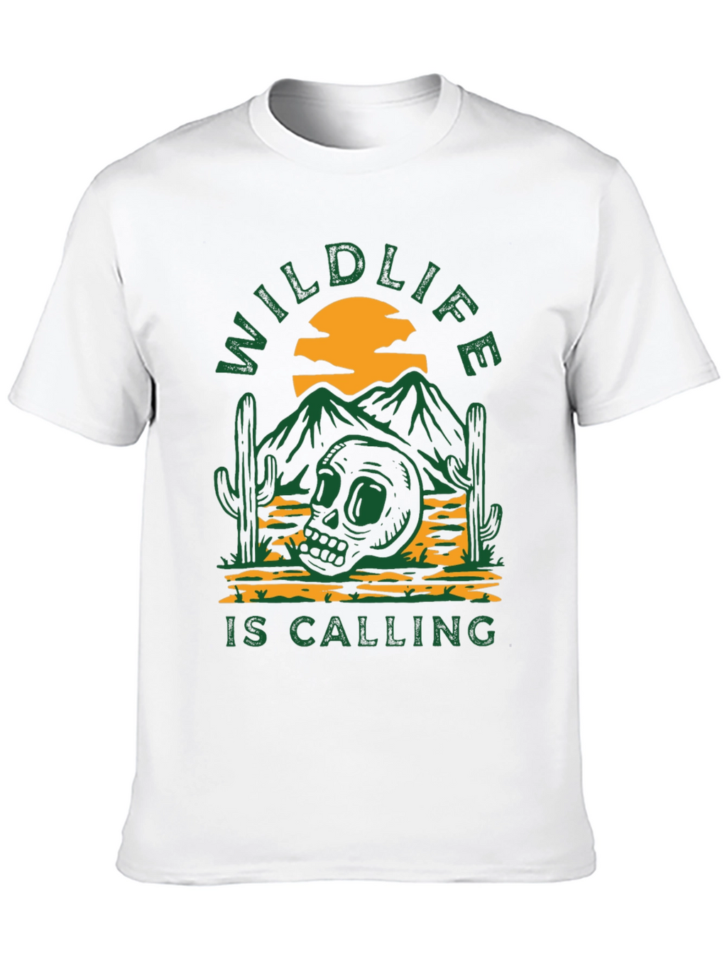 Wildlife Calling Black Graphic Tee