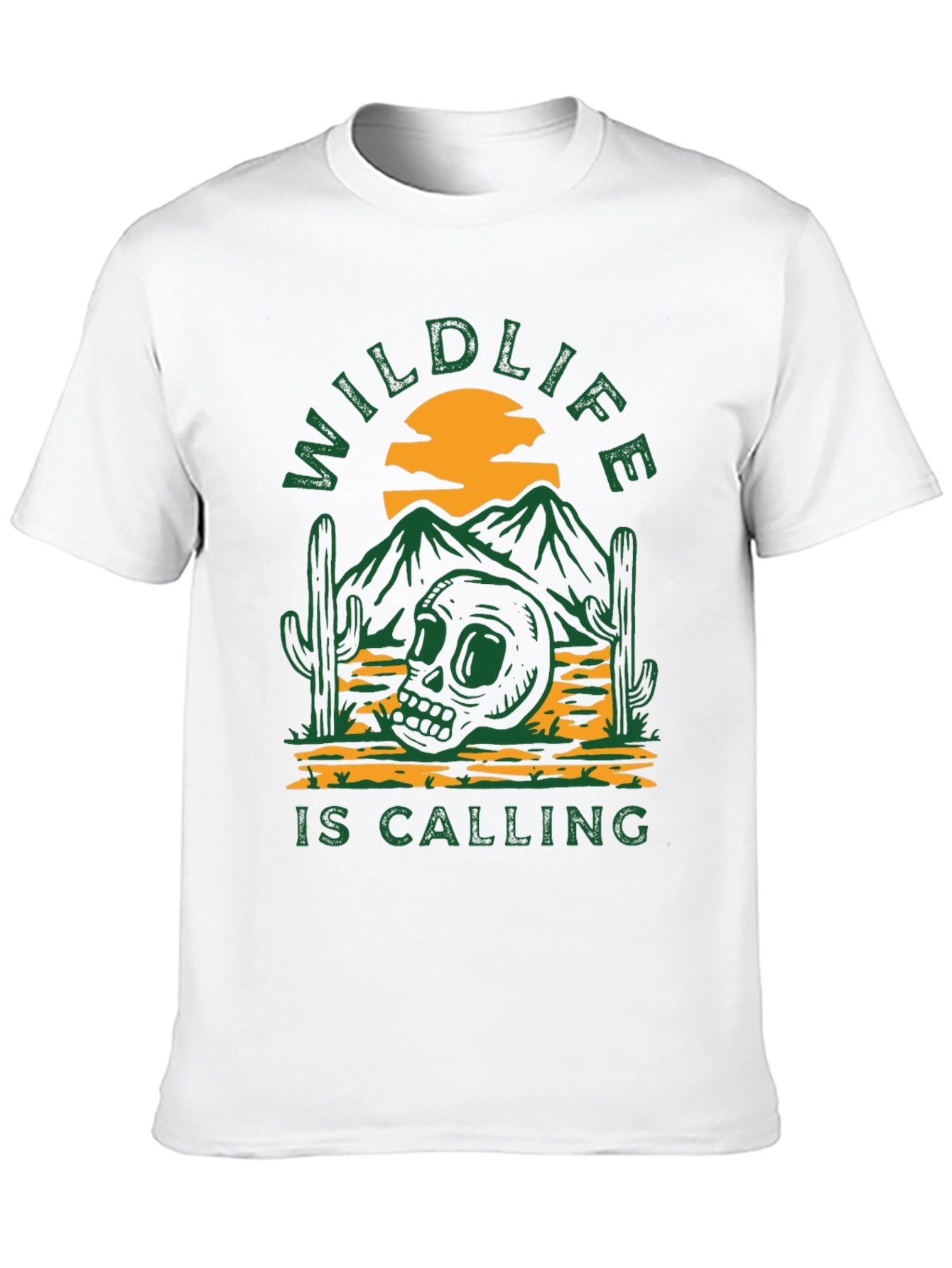 Wildlife Calling Black Graphic Tee