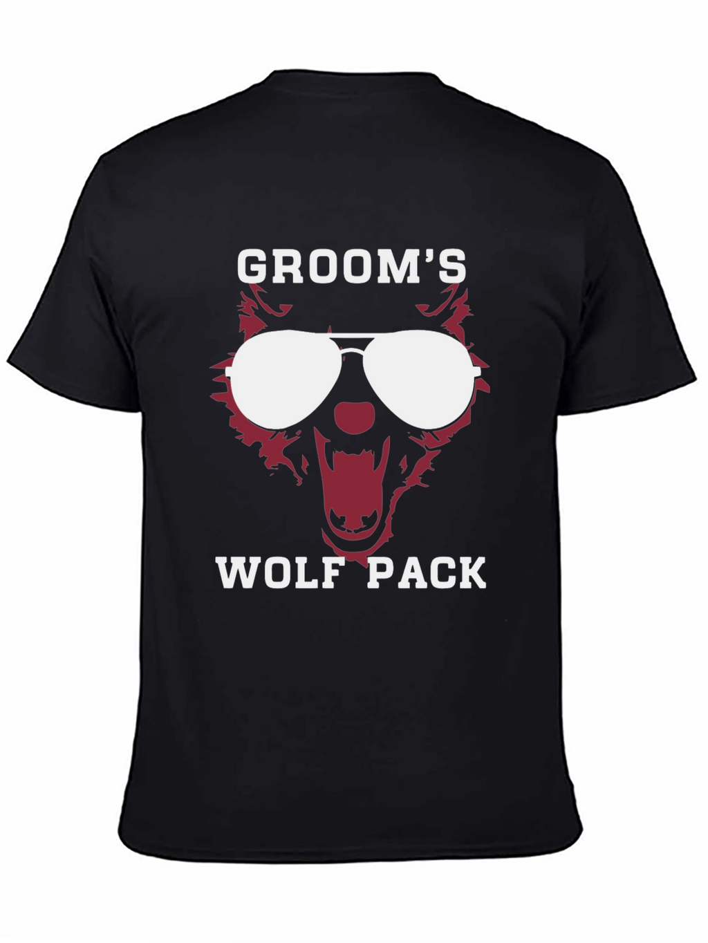 Grooms Wolf Pack Graphic Tee