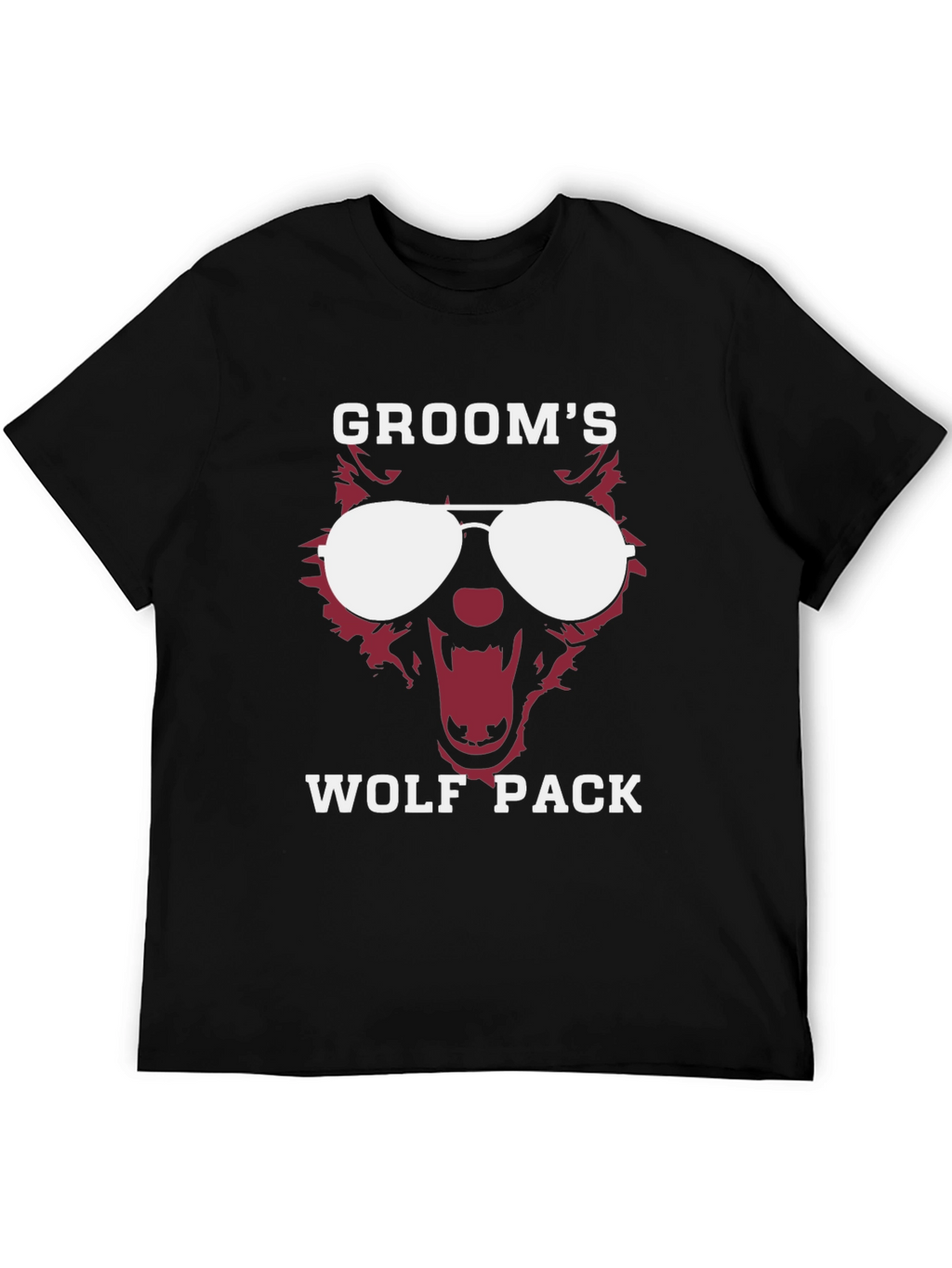 Grooms Wolf Pack Graphic Tee