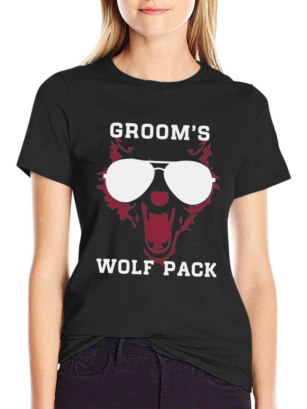 Grooms Wolf Pack Graphic Tee