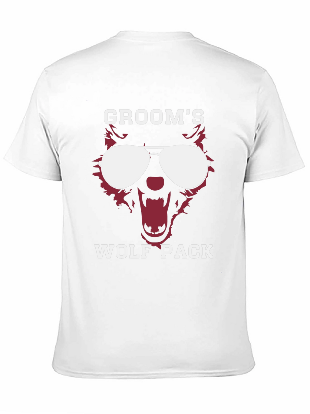 Grooms Wolf Pack Graphic Tee